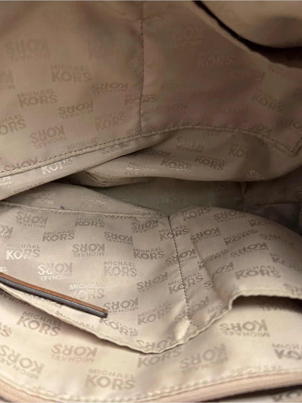 Michael Kors Brown Leather Hobo Bag EUC